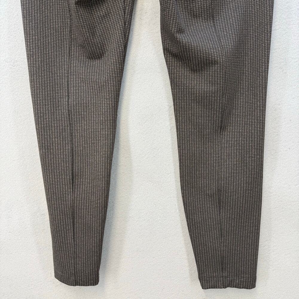 Athleta Delancey Houndstooth Tight Women's M Brown Black Business Casual EUC - Picture 6 of 15